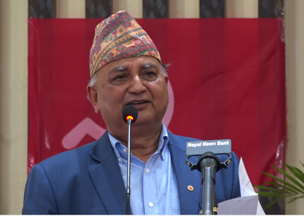 अरे भाइ आदेश दिने तिमी को हौ ? : एमाले वरिष्ठ उपाध्यक्ष पोखरेल